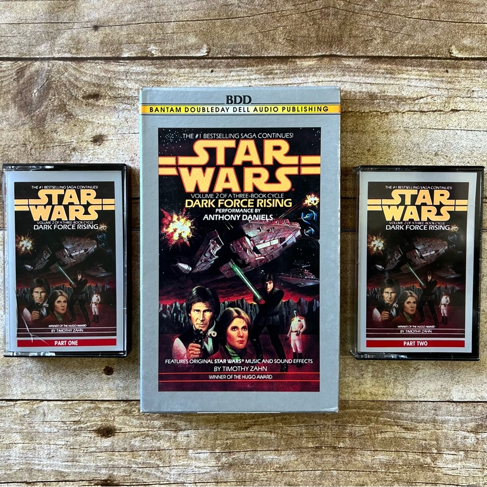 Star Wars Dark Force Rising Cassette Tape Audiobook Timothy Zahn Anthony Daniels